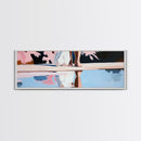 Reflection Beauty, Elegant Aesthetic, Nature Painting, Romantic Minimalism, Framed Canvas Print, Living Room Decor, Feminine Artwork