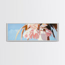 Palm Tree, Tropical, Sunset, Canvas Print, Coastal Wall Art, Beach Aesthetic, Summer Decor, Minimalist Art, Living Room Artwork