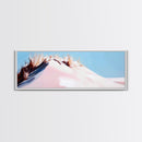Dune Grass, Beach Landscape, Coastal Painting, Pastel Sand Art, Minimalist Seascape, Boho Wall Decor, Living Room Art, Canvas Print