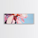 Pink Blossom, Floral Wall Art, Spring Bloom, Bedroom Decor, Pastel Aesthetic, Botanical Print, Framed Canvas Print, Modern Home Decor