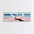Nautical Anchor, Beach House Art, Coastal Decor, Framed Canvas Print, Ocean Wall Art, Minimalist Seascape, Sailor Aesthetic, Living Room