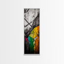 Horse Art, Abstract Equestrian, Rustic Canvas Print, Black White Wall Art, Living Room Artwork, Farmhouse Decor, Modern Western Art