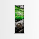 Eagle Nest, Wildlife Art, Majestic Bird, Framed Canvas Print, Nature Inspired, Rustic Cabin Art, Animal Lover Gift, Mountain Wall Art