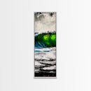 Ocean Wave, Bold Abstract Seascape, Coastal Wall Art, Framed Canvas Print, Modern Home Decor, Beach Inspired Artwork, Statement Piece