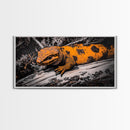 Reptile, Lizard, Wildlife, Canvas Print, Unique Wall Art, Animal Art, Rustic Decor, Living Room Art, Man Cave Gift, Nature Lover Gift
