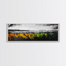 Vibrant Seaweed, Ocean Depths, Underwater Wall Art, Canvas Print, Coastal Living Decor, Abstract Marine Painting, Dining Room Art