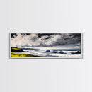 Stormy Waves, Coastal Landscape, Dramatic Ocean, Canvas Print, Nautical Wall Art, Beach House Decor, Seascape Painting, Living Room Art