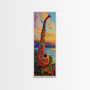 Colorful Saxophone, Musical Art, Boho Music Lover Gift, Bright Instrument Decor, Artistic Jazz Wall Accent, Canvas Print
