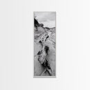 Driftwood, Nature Path, Earthy Decor, Rustic Home Style, Framed Canvas Print, Living Room Wall Art, Natural Landscape Photography