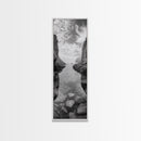 Rocky Ocean Cove, Peaceful Coastal Passage, Zen Nature Art, Framed Canvas Print, Bathroom Print, Coastal Entryway Wall Art, Beach House Decor