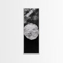 Sand Dollar Print, Minimalist Beach Decor, Sea Shell Wall Art, Coastal Bathroom or Nursery Style, Framed Canvas Print, Ocean Texture