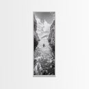 Ocean Escape, Cliff Swim, Travel Photography, Freedom Moment, Canvas Print, Minimalist Wall Art, Bathroom Decor, Beach House Art