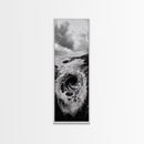 Ocean Vortex, Surreal Wave, Abstract Seascape, Dramatic Sea, Canvas Print, Statement Art, Modern Living Room Wall Art, Bold Decor