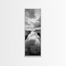 Tidal Pool, Ocean Reflection, Shore Calm, Seascape Beauty, Canvas Print, Minimalist Bathroom Art, Coastal Vibes, Tranquil Decor