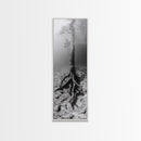 Surreal Tree Roots, Underwater Tree Art, Dreamy Forest Print, Nature Photography, Living Room Wall Decor, Framed Canvas Print