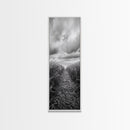 Wheat Field Trail, Countryside Autumn Path, Rustic Farm Landscape, Tranquil Earthy Wall Art, Bedroom or Hallway, Canvas Print