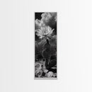 Desert Flower, Cactus Bloom, Southwest Charm, Bold Nature Art, Framed Canvas Print, Kitchen Wall Art, Boho Western Home Decor