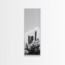 Cactus Cloudscape, Desert Plant Print, Southwestern Wall Decor, Minimalist Cactus Photography, Canvas Print, Boho Living Room Art