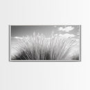 Windswept Grasses, Nature Wall Decor, Prairie Minimalist, Field Botanical Print, Canvas Print, Kitchen Wall Art, Soft Fall Farmhouse Style