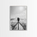 Kayak Splash, Adventure Paddle, Ocean Journey, Water Sports Art, Canvas Print, Office Wall Art, Outdoor Enthusiast Gift, boho wall decor