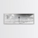 Dragonfly Beach Art, Detailed Insect Wings, Nature Wall Decor, Framed Canvas Print, Boho Bedroom Art, Minimal Wildlife Photography
