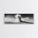 Sand Eruption, Desert Energy, Dust Storm, Framed Canvas Print, Modern Abstract Art, Office Wall Art, Dynamic Nature Photography