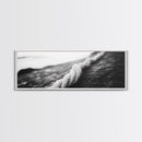 Rope Detail, Coastal Texture, Closeup Knot, Framed Canvas Print, Nautical Wall Decor, Minimalist Wall Art, Beach Home Accent, Ocean Print