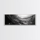 Deep Sea Net, Ocean Mood, Fisherman Style, Framed Canvas Print, Nautical Wall Art, Maritime Decor, Coastal Office Wall Art, Dark Ocean Print