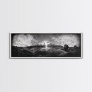 World Map, Globe Horizon, Explorer’s Dream, Canvas Print, Travel Wall Art, Surreal Photography, Study Room Adventure Decor