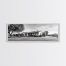 Spanish Ranch, Desert Landscape, Tranquil Home, Canvas Print, Southwestern Wall Art, Neutral Tones, Living Room Decor, Rustic Home Style