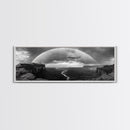 Rainbow Desert Storm, Moody Landscape Photography, Canyon Wall Art, Canvas Print, Living Room Statement Piece, Western Style Decor