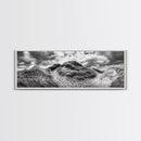 Windswept Dune Trail, Dramatic Sky, Nature Path, Beach Landscape, Framed Canvas Print, Rustic Wall Art, Fall Decor, Bedroom Art, Boho Vibes