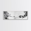 Snow Trees, Dreamy White, Winter Fantasy, Canvas Print, surreal landscape art, fantasy winter decor, magical room aesthetic, Christmas wall art