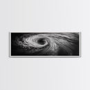 Ocean Vortex, Surreal Motion, Abstract Water, Canvas Print, Modern Coastal Decor, Bathroom Wall Art, Minimalist Abstract Photography