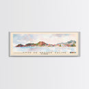 Anse de Grande Saline, St. Barths Watercolor Print, Vacation Gift, St. Barths Wall Art, Beach Painting, Beach Decor, Large Wall Art, Wood Frame Art