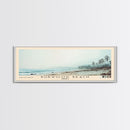 Burwood Beach, Jamaica Watercolor Beach Print, Vacation Gift, Jamaica Wall Art, Framed Canvas Print, Framed Beach Painting