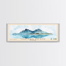 Chatham Island, New Zealand Watercolor Print, Vacation Gift, New Zealand Wall Art, Beach Painting, Beach Decor, Large Wall Art, Wood Frame Art