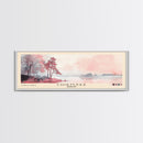 Chiemsee, Germany Watercolor Print, Vacation Gift, Germany Wall Art, Beach Painting, Beach Decor, Large Wall Art, Wood Frame Art