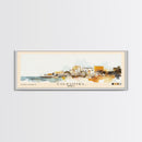 Cozumel, Mexico Watercolor Print, Vacation Gift, Mexico Wall Art, Beach Painting, Beach Decor, Large Wall Art, Wood Frame Art