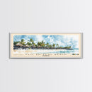 Flic en Flac Beach, Mauritius Watercolor Beach Print, Vacation Gift, Mauritius Wall Art, Beach Painting, Beach Decor, Beach Painting