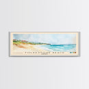 Folkestone Beach, Barbados Watercolor Beach Print, Vacation Gift, Barbados Wall Art, Beach Painting, Beach Decor, Beach Painting