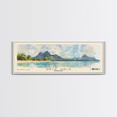 Gris Gris, Mauritius Watercolor Beach Print, Vacation Gift, Mauritius Wall Art, Beach Painting, Beach Decor, Beach Painting