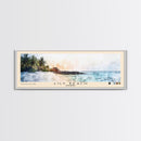 Lily Beach, Maldives Watercolor Beach Print, Vacation Gift, Maldives Wall Art, Beach Painting, Beach Decor, Beach Painting