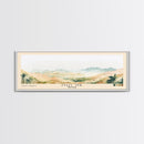 Mui Ne, Vietnam Watercolor Print, Vacation Gift, Vietnam Wall Art, Beach Painting, Beach Decor, Large Wall Art, Wood Frame Art