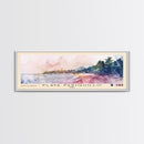 Playa Pariquillo, Cuba Watercolor Print, Vacation Gift, Cuba Wall Art, Beach Painting, Beach Decor, Large Wall Art, Wood Frame Art