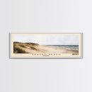 Skagen Beach, Denmark Watercolor Beach Print, Vacation Gift, Denmark Wall Art, Framed Canvas Print, Framed Beach Painting