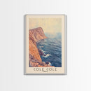 Cole Cole, Chile Watercolor Beach Print, Vacation Gift, Chile Wall Art, Beach Painting, Beach Decor, Beach Painting