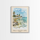 Half Moon Caye, Belize Watercolor Beach Print, Vacation Gift, Belize Wall Art, Beach Painting, Beach Decor, Beach Painting