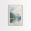 Lagoinha do Leste, Brazil Watercolor Beach Print, Vacation Gift, Brazil Wall Art, Beach Painting, Beach Decor, Beach Painting