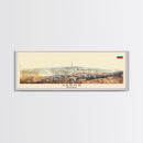 Varna Bulgaria Wall Art, Panoramic Travel Poster, Panoramic Framed Canvas Print, City Wall Art, Wall Hanging Home Decor, Travel Art